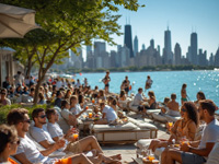 Daytime Beach Club Luxury. North Avenue Beach Club